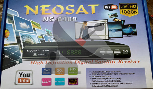 NEOSAT NS-8100 F1 F2 RECEIVER NEW SOFTWARE UPDATE 2023