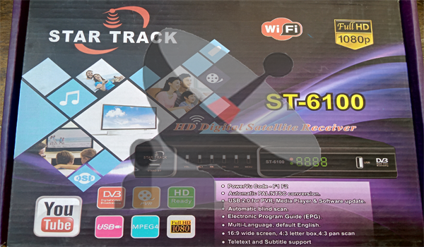 STAR TRACK ST-6100 RECEIVER SOFTWARE 24 AUGUST 2023