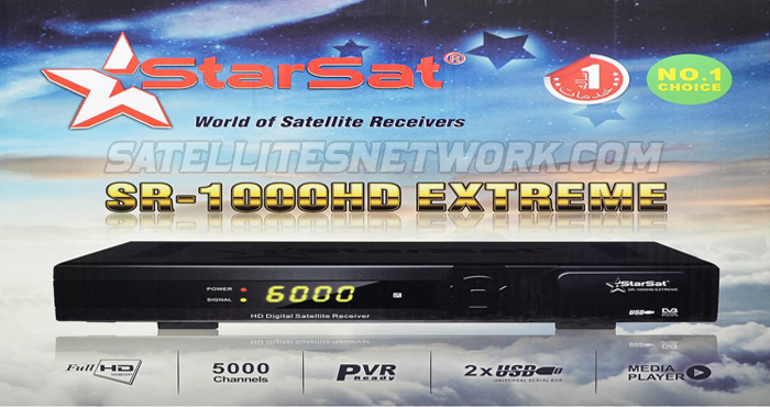 STARSAT SR-1000HD EXTREME NEW SOFTWARE