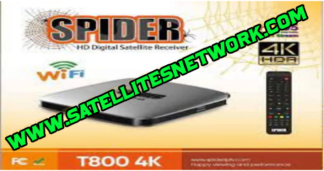 SPIDER T800 4K RECEIVER NEW SOFTWARE