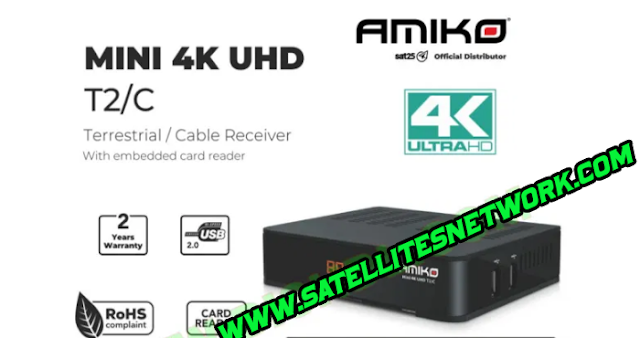 AMIKO MINI 4K UHD T2C RECEIVER NEW SOFTWARE UPDATE