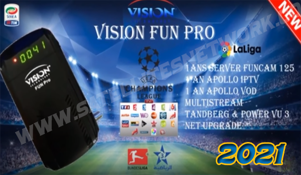 VISION FUN PRO RECEIVER NEW SOFTWARE