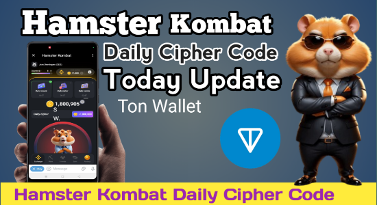 Hamster Kombat Daily Cipher || Today Cipher Code